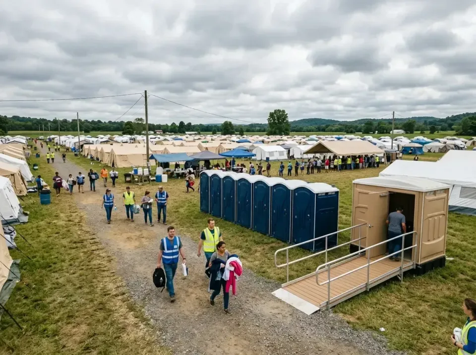 disaster-relief-camp-restrooms-010 — frequently asked questions, Dumpster & Portable Bathrooms Rental in Clearfield, PA